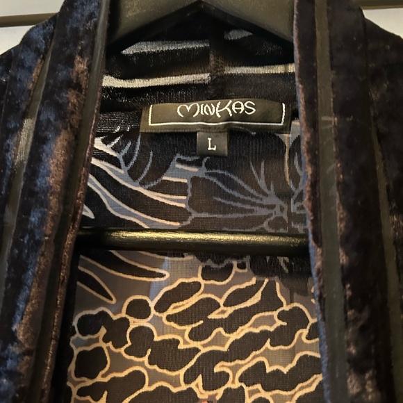 Cardigan to dress up an outfit.  polyester 10percent spandex - Picture 2 of 3